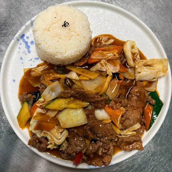 Rindfeisch nach Sechuan Art