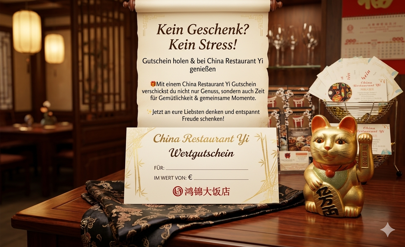 China Restaurant Yi Gutschein